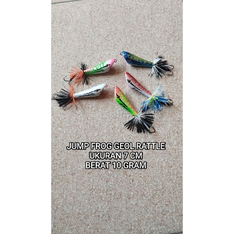 Umpan Casting jump frog action geol rattle
