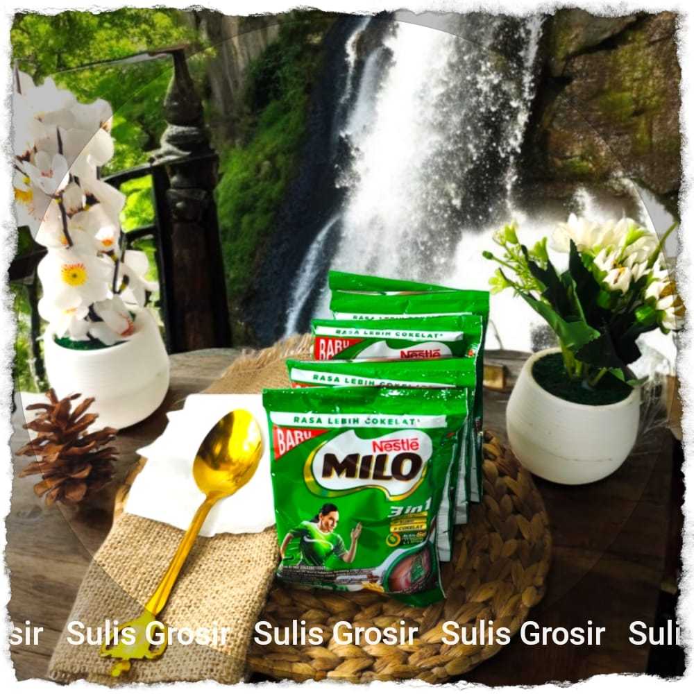 

Milo 3 in 1 Sachet Active Go 1 Renceng Isi 10 Sachet PLUS HADIAH SENDOK CANTIK