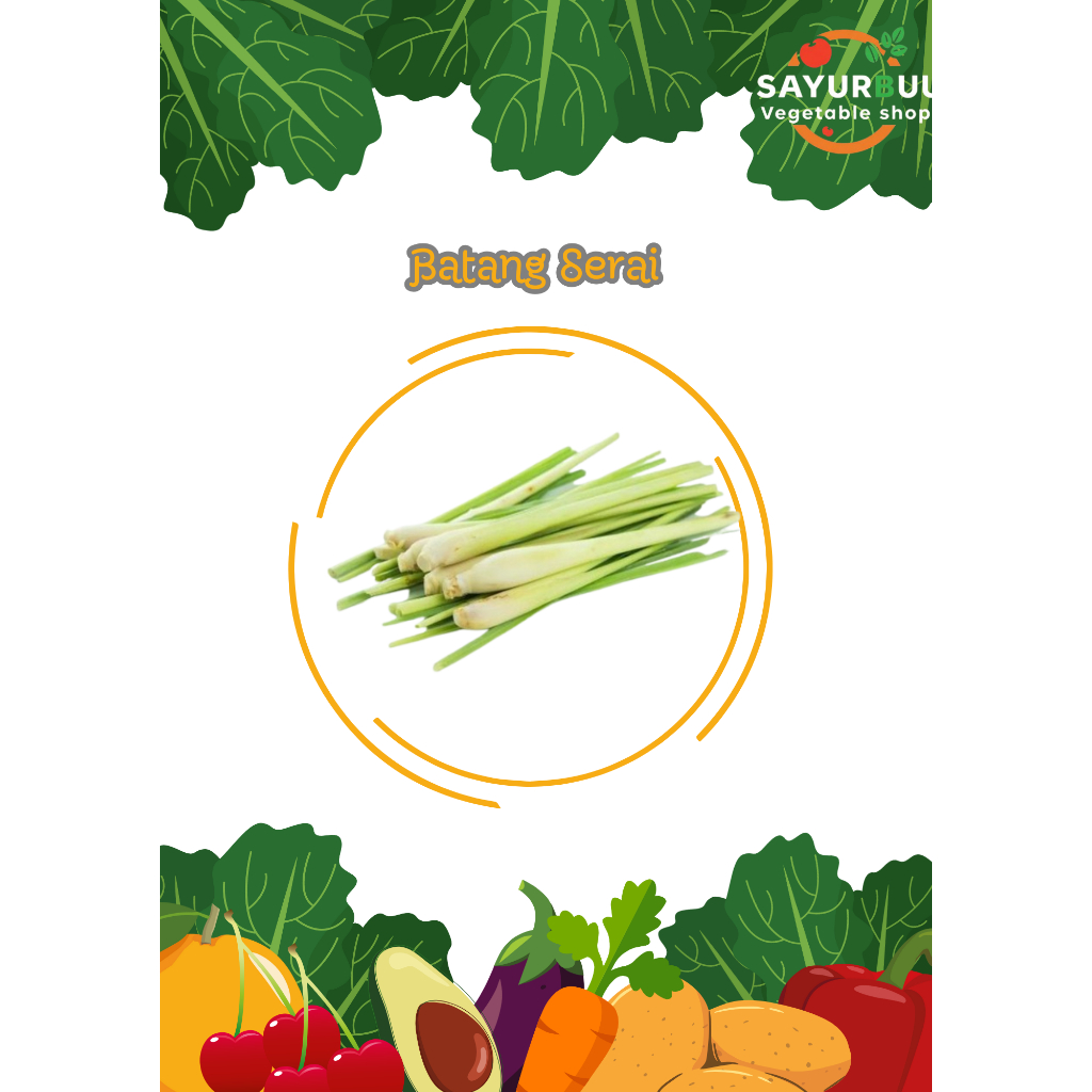 

SAYURBUU Rempah Rempah Batang Serai 500g