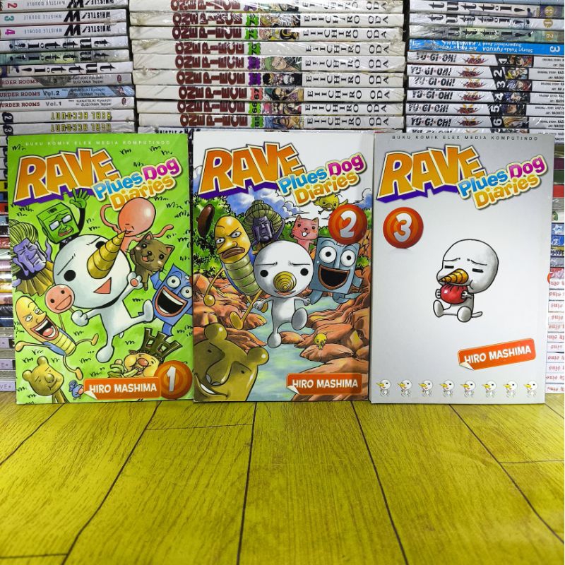Set Komik Rave Plues Fog Diaries vol. 1-3 (end)