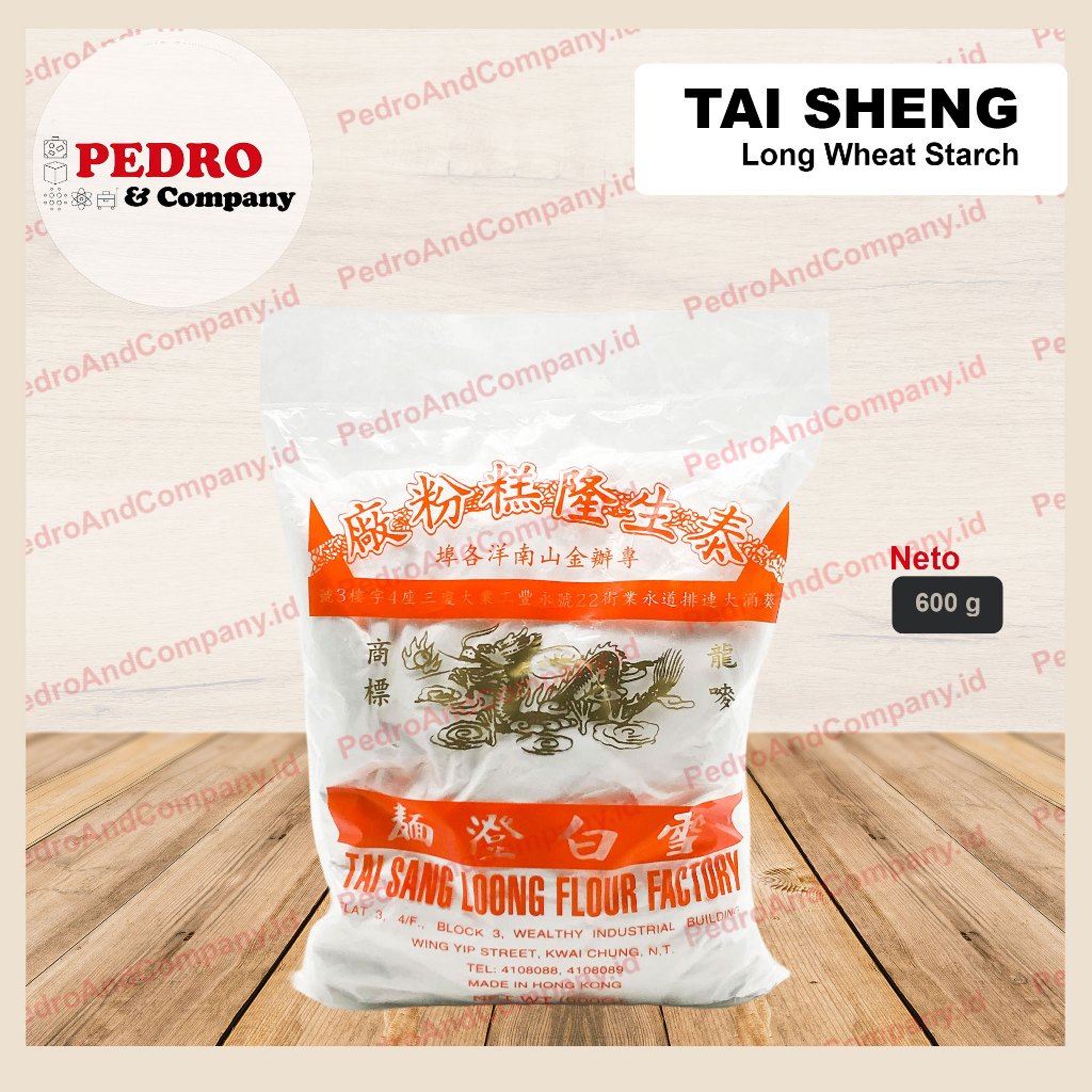

Tai sheng long Wheat starch tang mien 600 gram tepung cake flour
