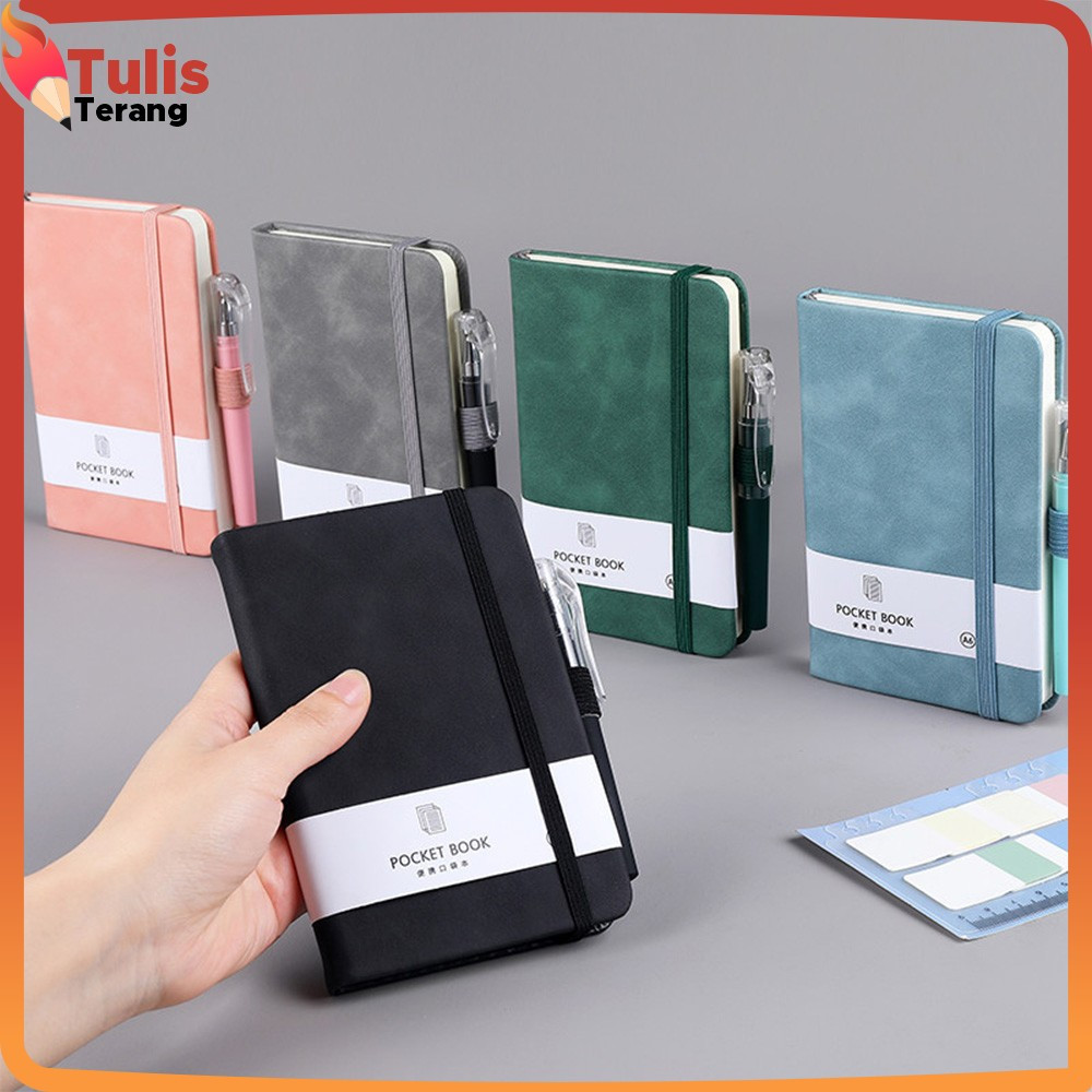 

Buku Catatan Kecil Notebook A6 Portable Mini Pocket Book / Aesthetic Daily Book Buku Tulis Agenda Tali / Notebook Aesthetic Book Tulis Terang A92