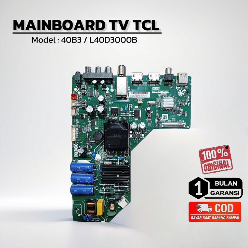Mainboard TV TCL L40D3000B / MB TV TCL 40D3000B / MB TCL 40D3000B / MB TCL 40D3000