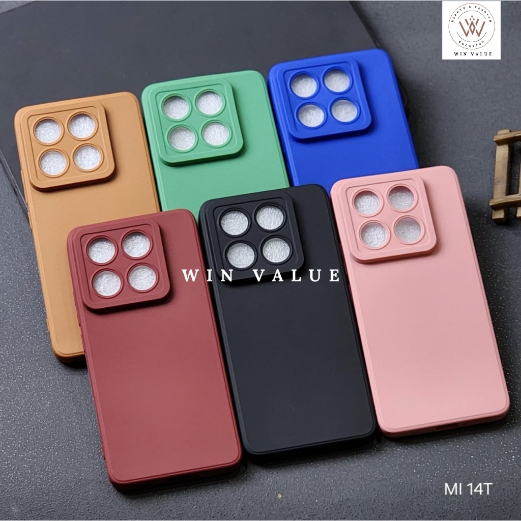 Xiaomi 14T Xiaomi 14T Pro Case Pro Kamera Softcase Black Matte Case Xiaomi 14T Xiaomi 14T Pro