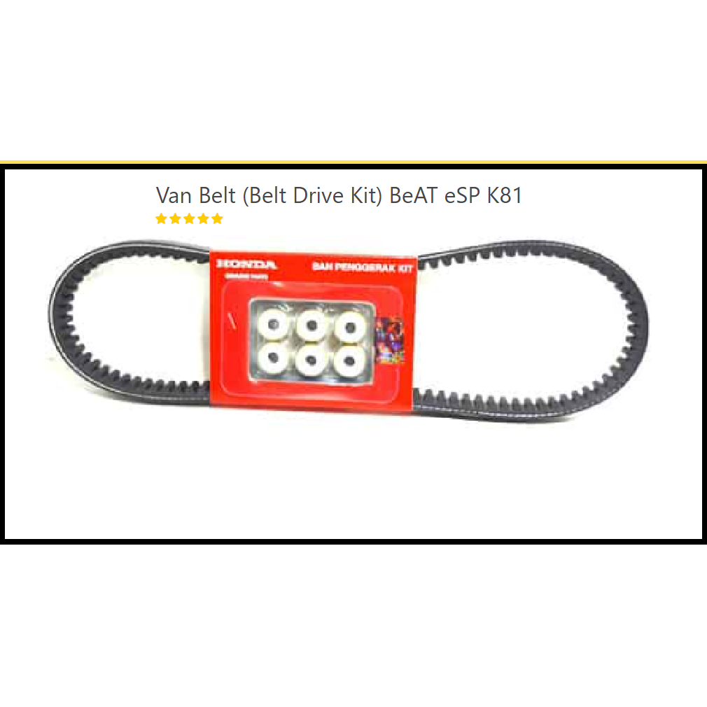 23100-K44-BA0 HGP AHM 100% ORIGINAL VANBELT SET BEAT POP BEAT SCOOPY ESP 23100K44BA0 SCOOPY FI 2018