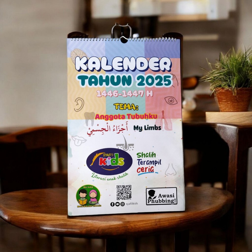 

PUSTAKA IMAM SYAFII | KALENDER | ALMENAK TAHUN 2025 | TEMA ANGGOTA TUBUH | FULL COLOR