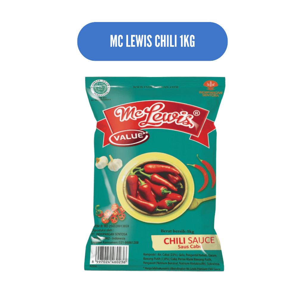 

mc lewis chili sauce value 1kg