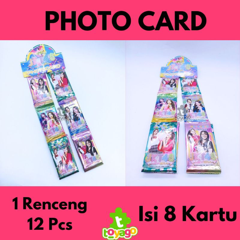 trading Photo Card JKT 48 12 Sachet Grosir Murah