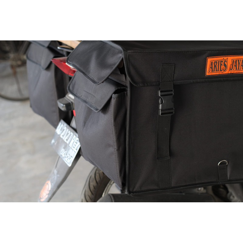 Promo Tas Pos Obrok Kurir Sales Anti Air Tas Motor Tas Rengkek Tas Kargo Aries Jaya - Super Jumbo