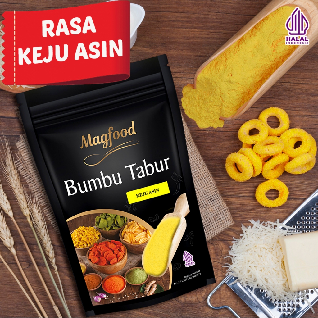 

Magfood Bumbu Tabur Keju Asin 500 Gr