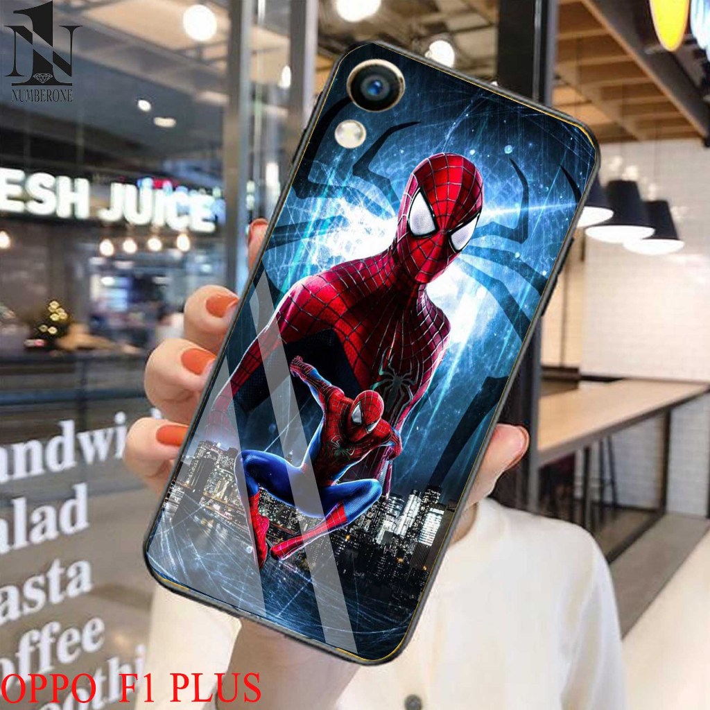 Case Oppo F1 Plus [spidermen] Aneka casing, case, kondom hp, custom case, case aesthetic case murah,