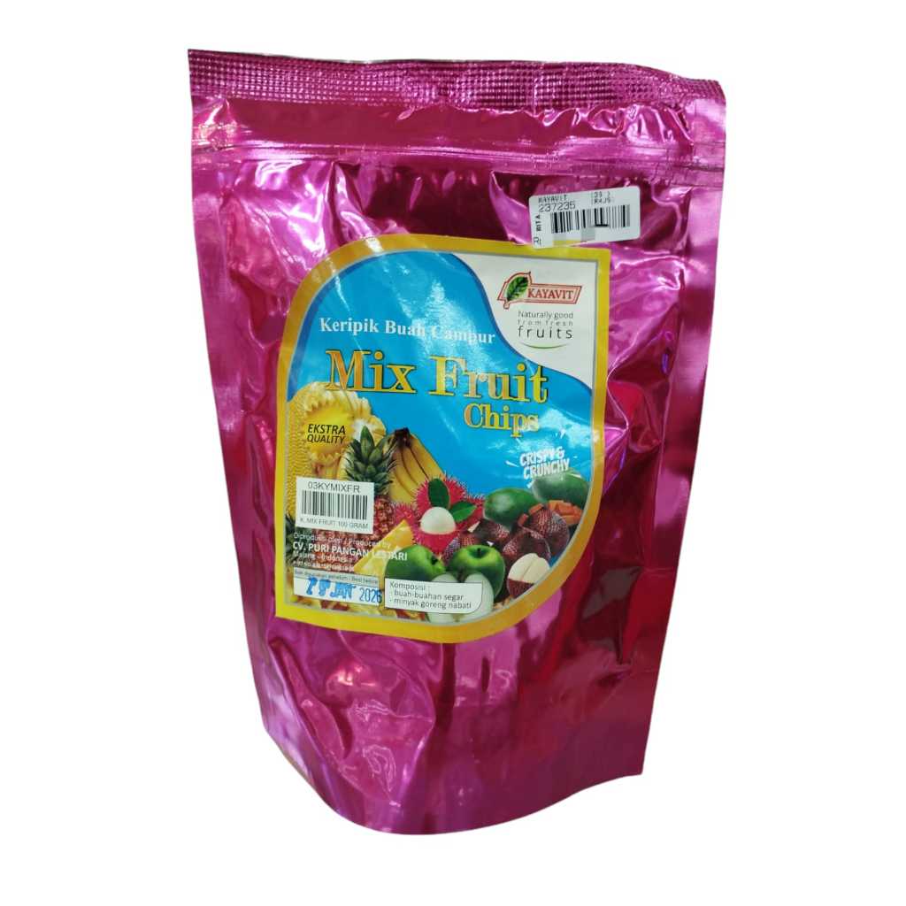 

Kayavit - Keripik Mix Fruit Pouch 100 Gr