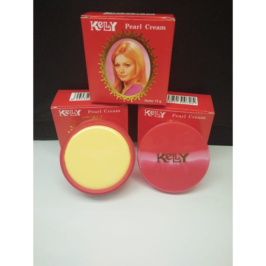 KELY CREAM PEMUTIH KELLY PEARL CREAM BESAR 15GR BPOM