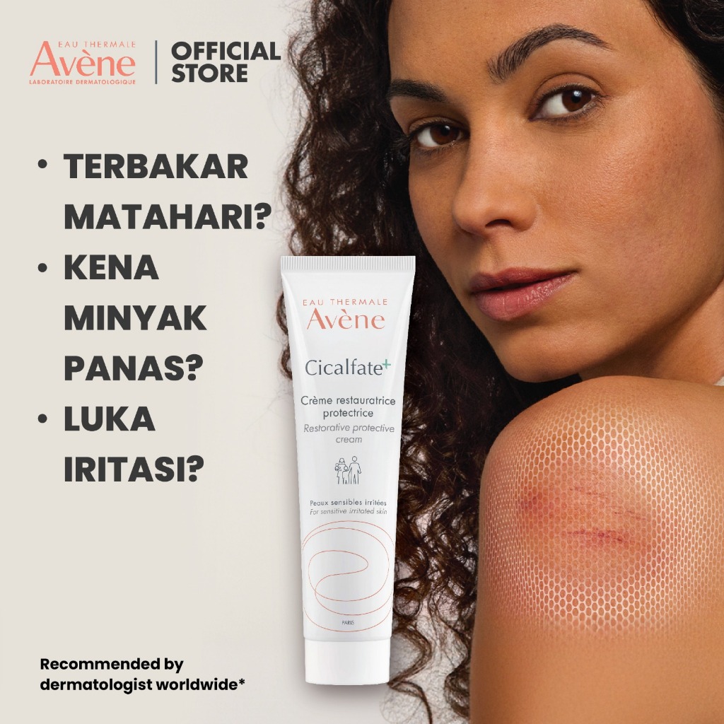 Avene Cicalfate+ Restorative Protective Cream 40 ml - Krim untuk Membantu memulihkan Luka, Pecah-pec