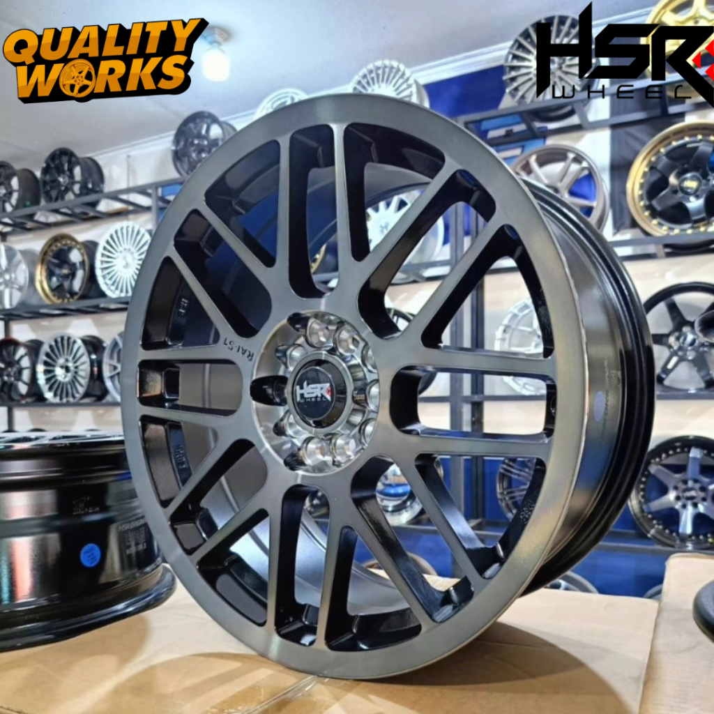 Rekomendasi Velg Racing R17 Suzuki Xl7 Velek hsr Rai S1 Ring 17 Lebar 7,5 Rata ET40 Black Polish
