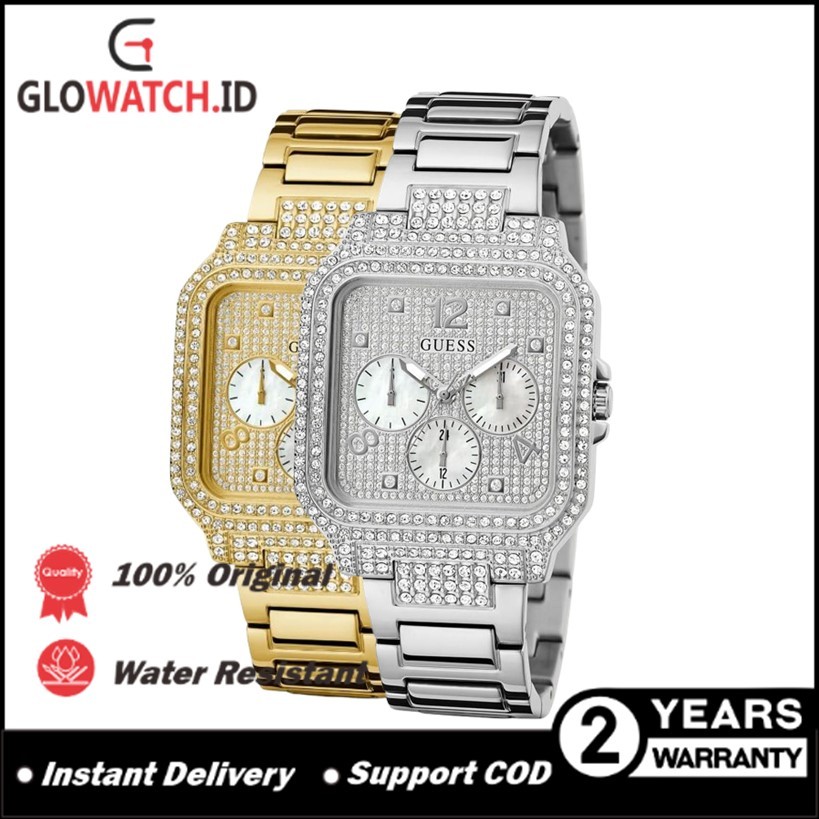 [Promo] Jam Tangan Wanita Guess GW0472L2 & GW0472L1 Deco With MOP Sub Stainless Steel Strap Original