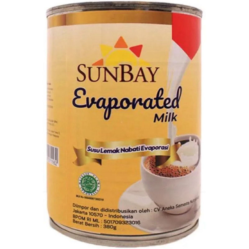 

sunbay susu evaporated 380g