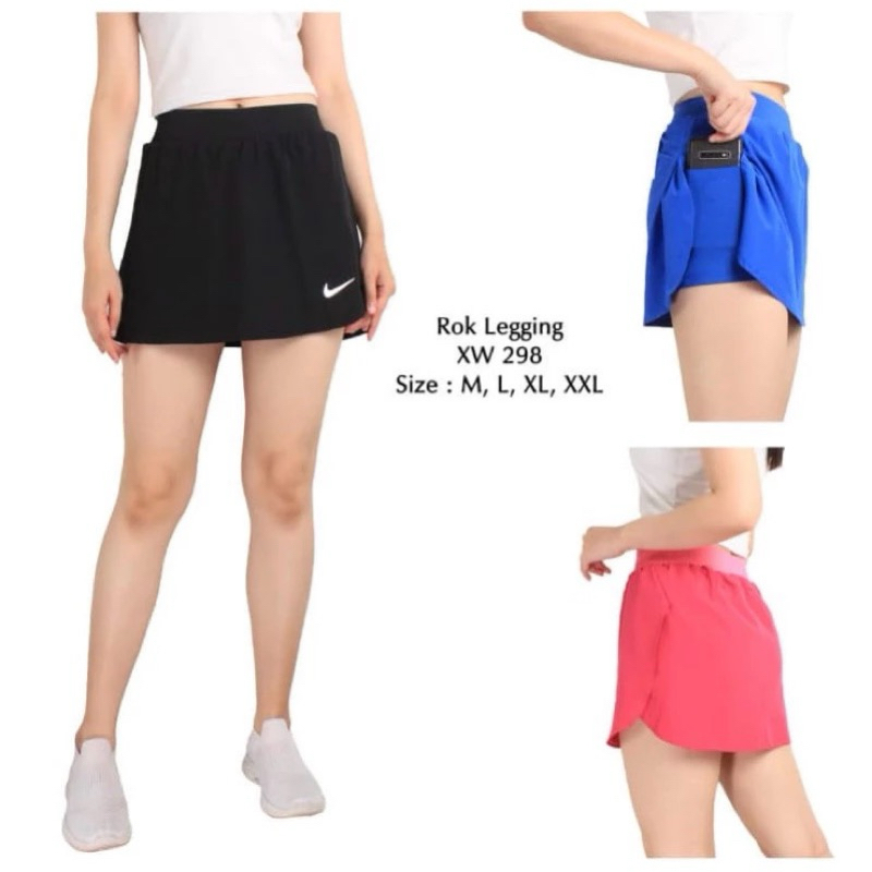 ROK CELANA MICRO LEGGING DOUBLE NIKE WANITA OLAHRAGA298