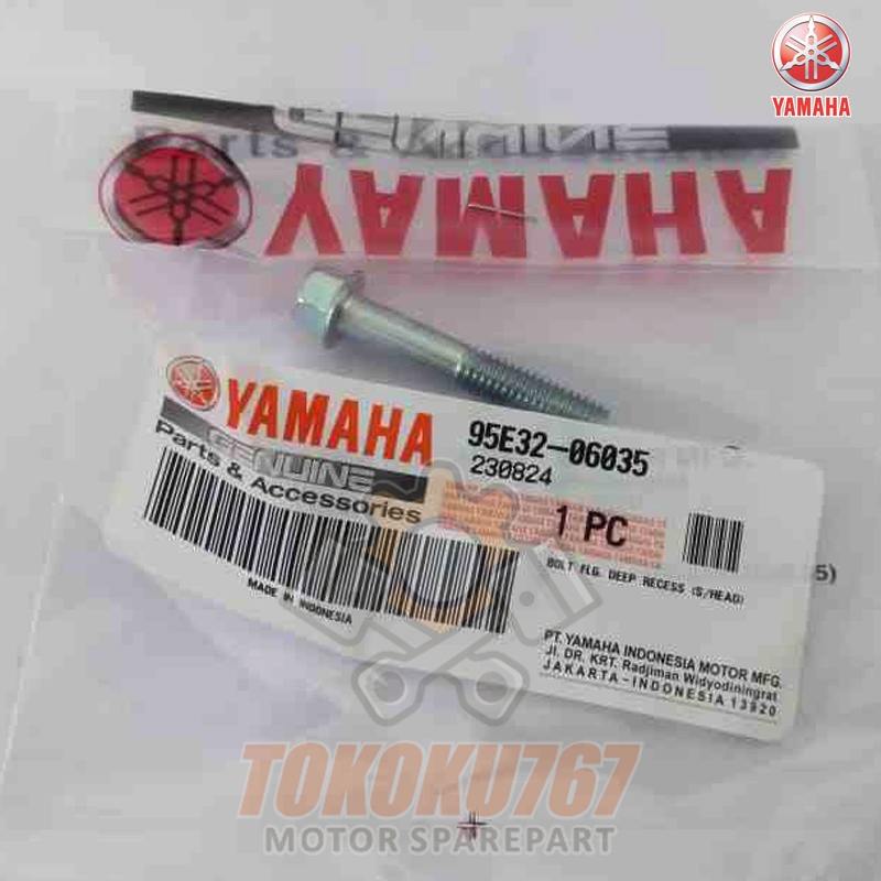 Baut Bolt FlanGe Deep Recess MIO M3 CW S/HEAD - Kode Part: 95E32-06035