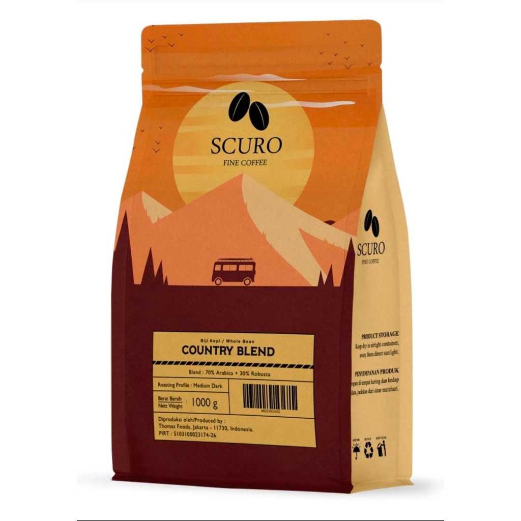 

Kopi Scuro Espresso Blend Country / kopi espresso 1 kg