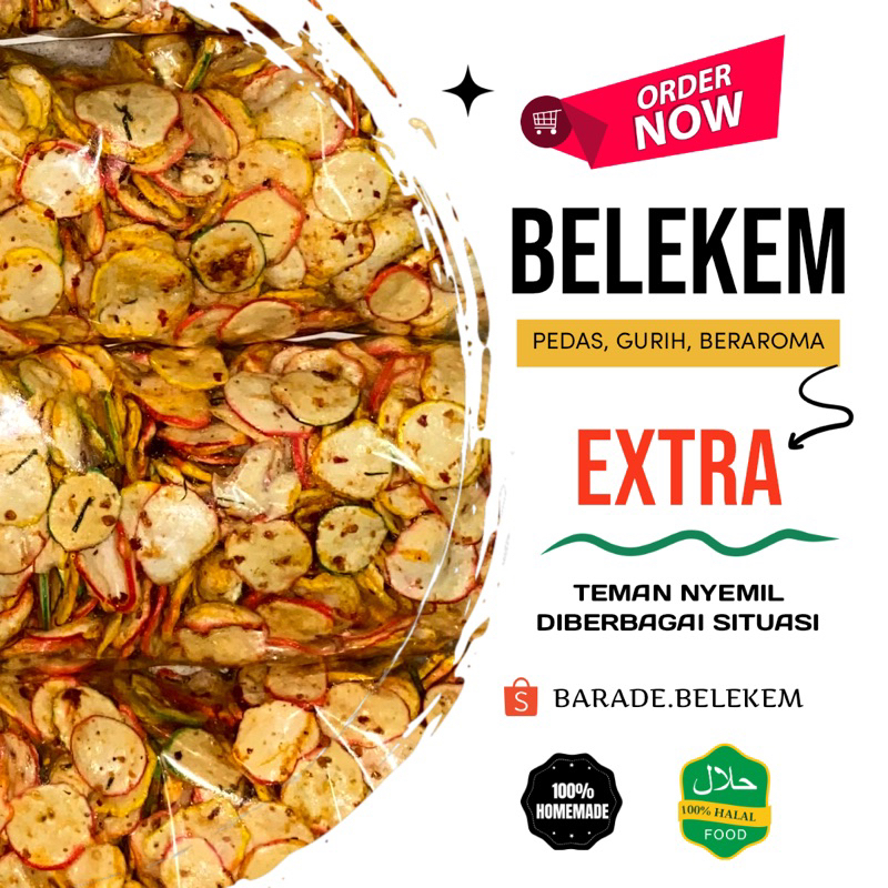 

BELEKEM EXTRA PEDAS/EXTRA Pedas daun jeruk kerupuk kering seblak kering pedas krauk