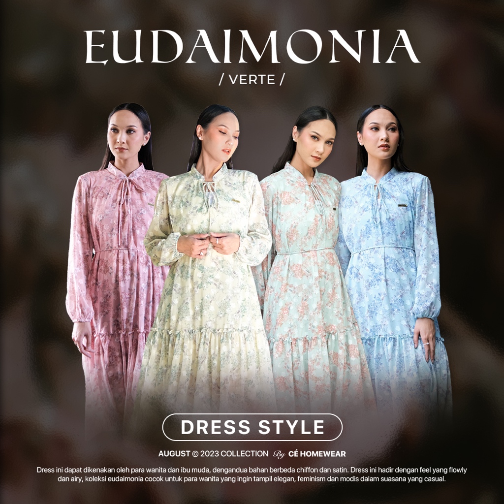 Eudaimonia verte dress