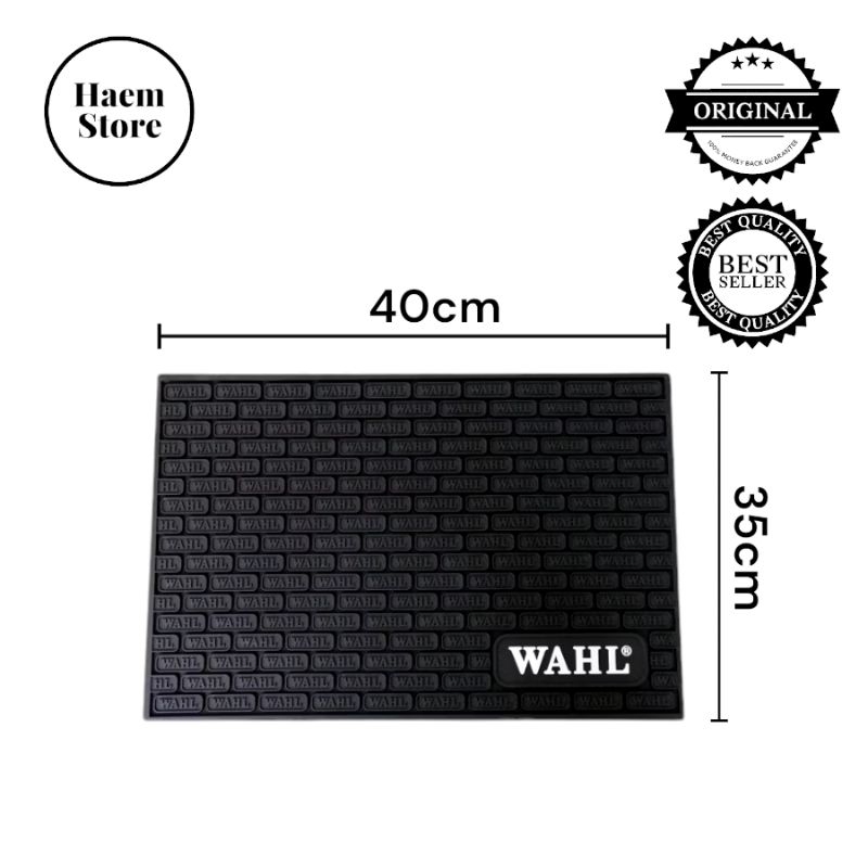 Tatakan Wahl Alat Cukur Clipper Anti Slip Alas Meja Barbershop Salon Pangkas Rambut