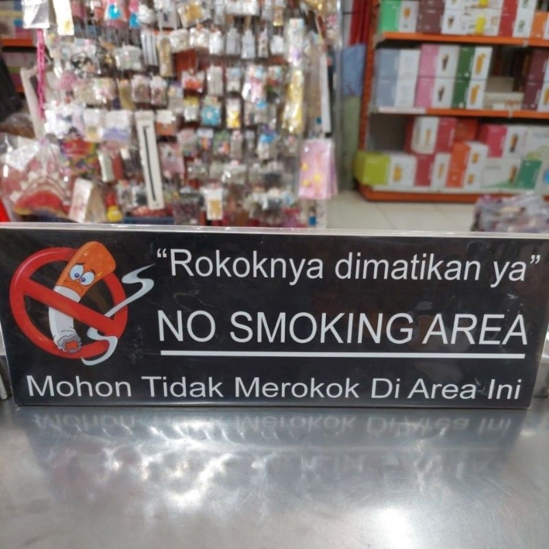 Dilarang merokok stiker no smoking hiasan dinding stiker dilarang merokok