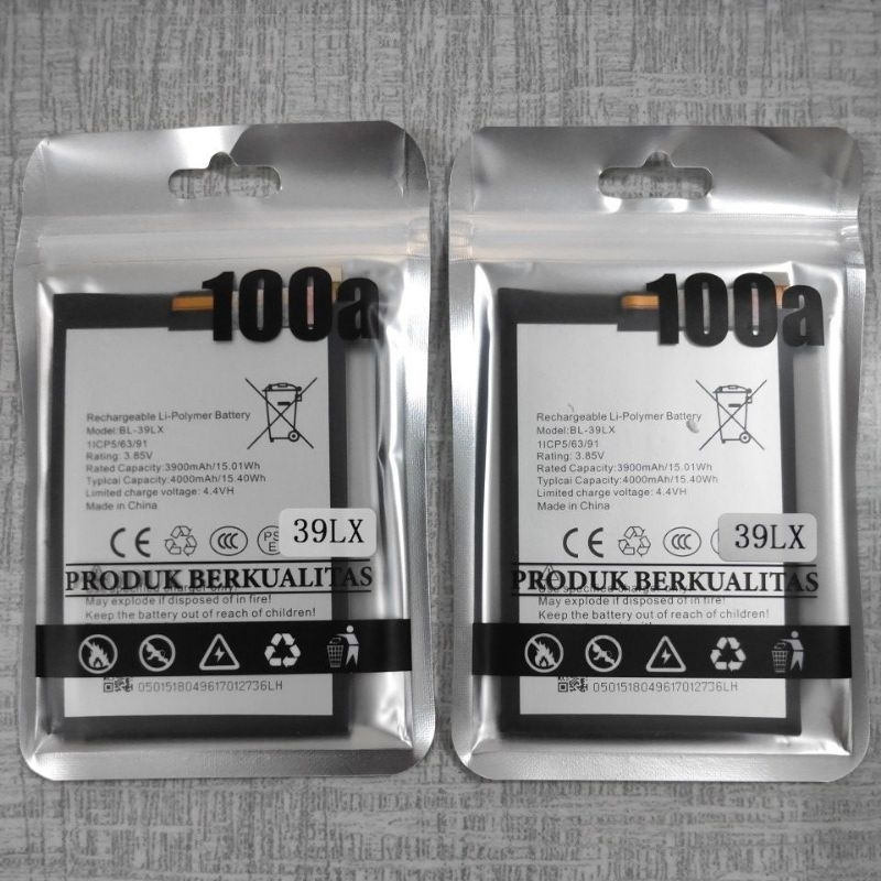 BATRE INFINIX SMART 4/BL39LX/BL-39LX ORI 100A