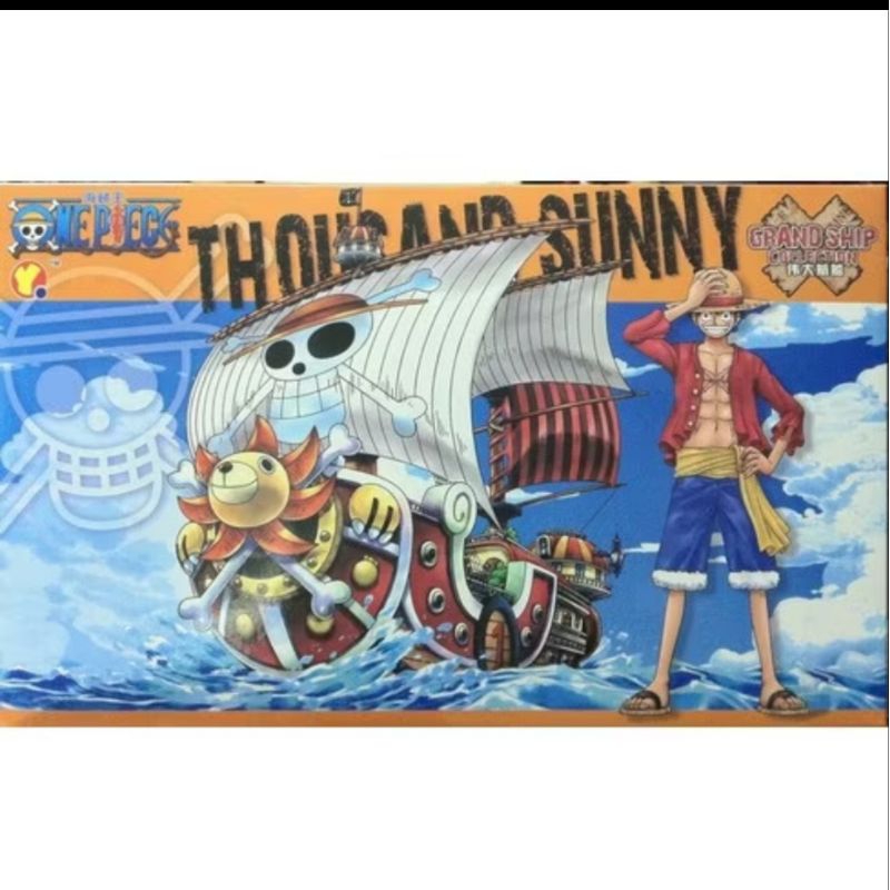 QY Ship Thousand Sunny Model Kit (Bonus Komik One Piece)