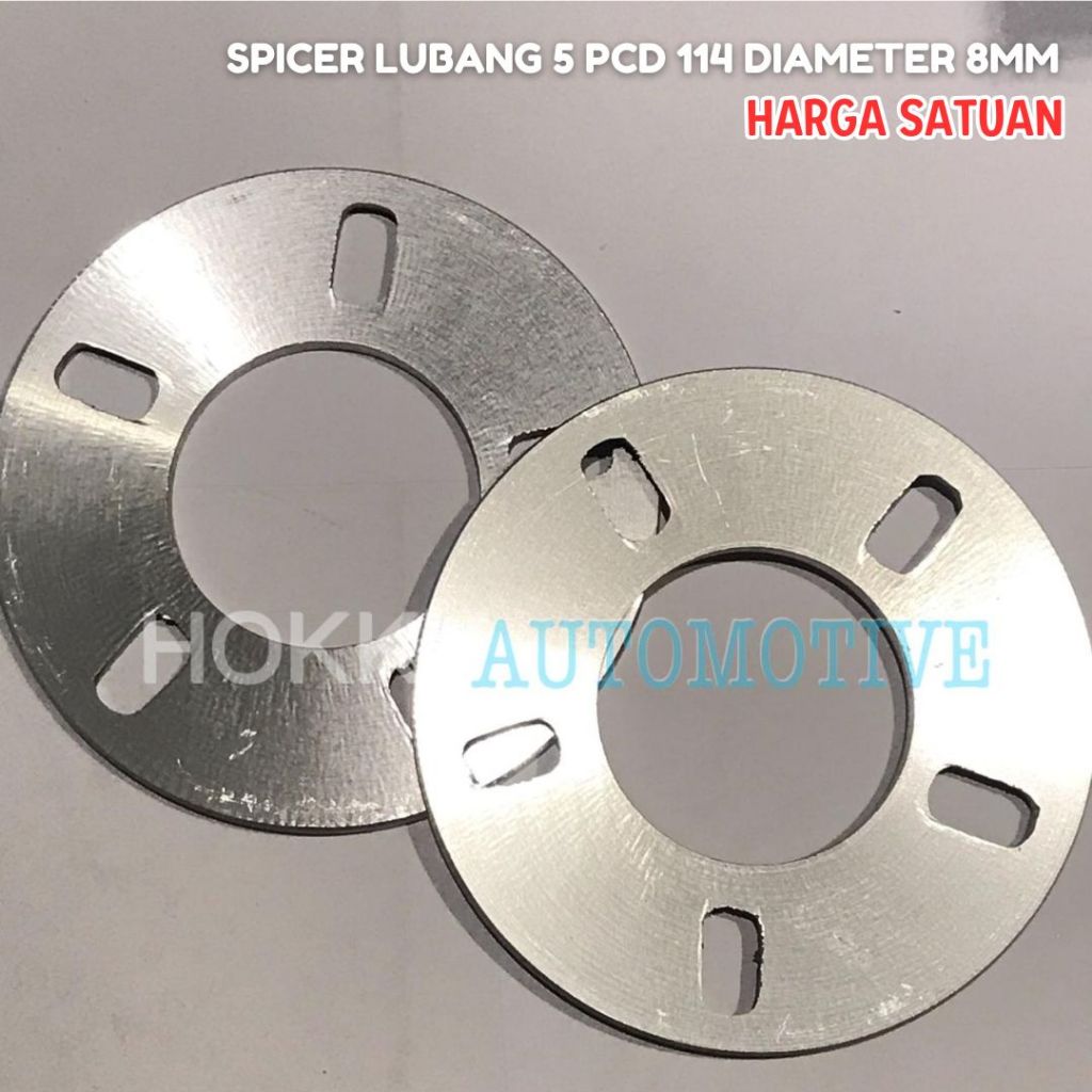 (SATUAN) spicer lubang 5 pcd 114 tebal 8mm untuk ganjal velg mobil hrv, ertiga, innova, xpander / sp