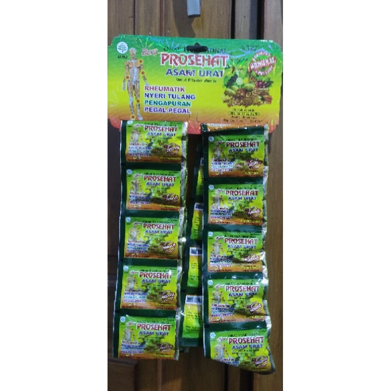 

Jamu tradisional Pro sehat untuk Pegal linu ,Nyeri sendi , Rheumatik Dan exim Isi 10 Hanger