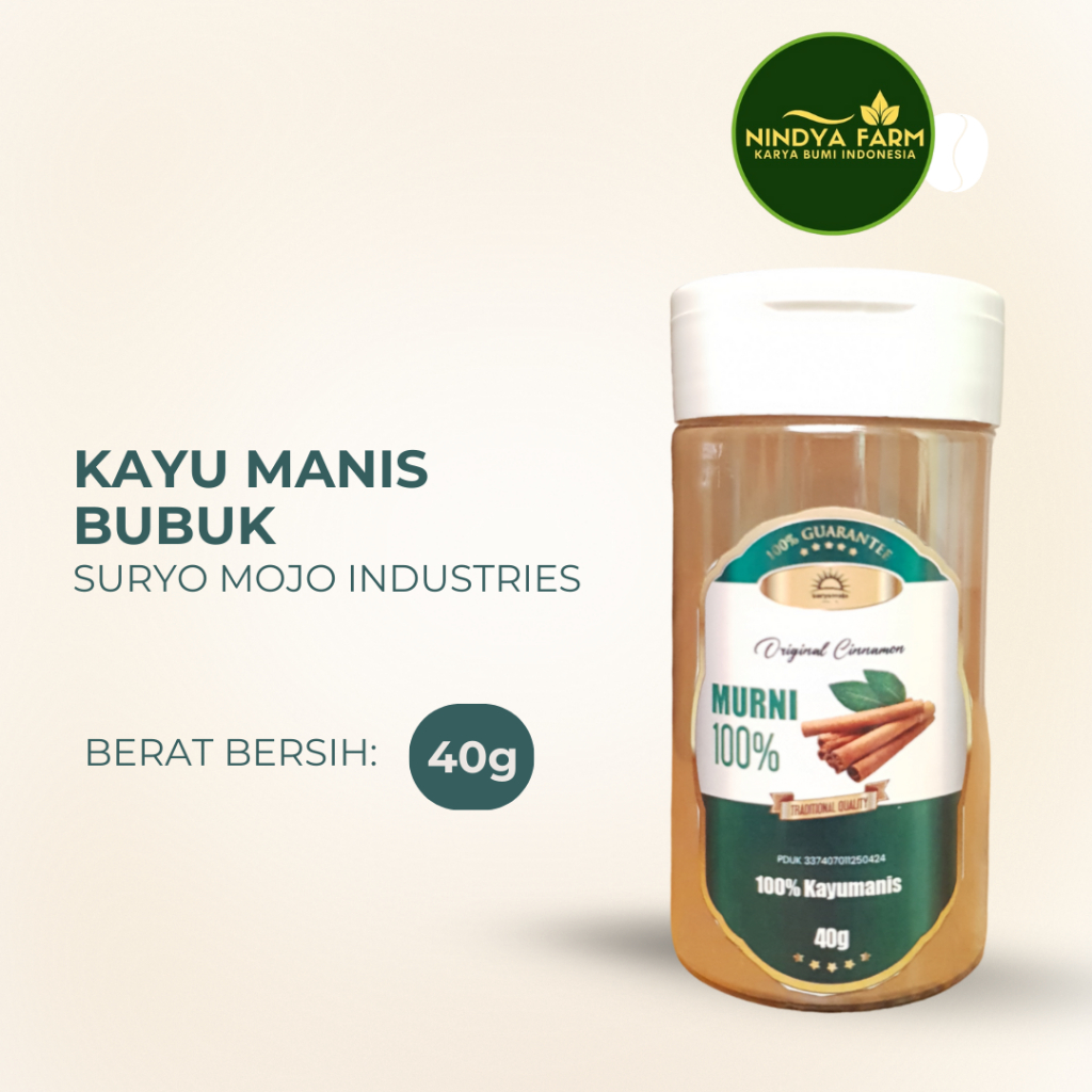 

NINDYA FARM KAYU MANIS | KAYU MANIS BUBUK | 100% AUTHENTIC