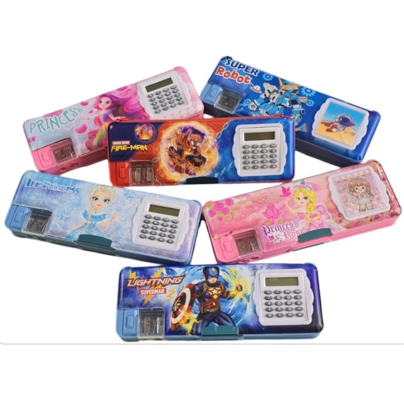

Tempat pensil magnet kalkulator karakter