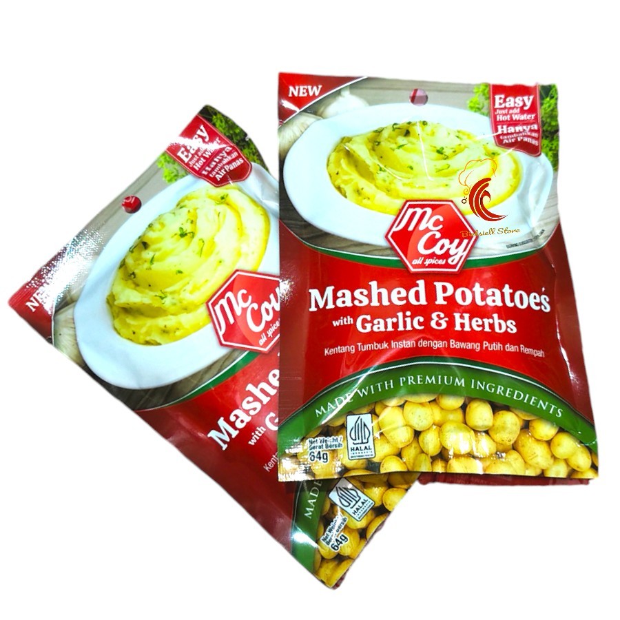 

McCoy Mashed Potato Kentang Tumbuk 64 Gr Tepung Kentang