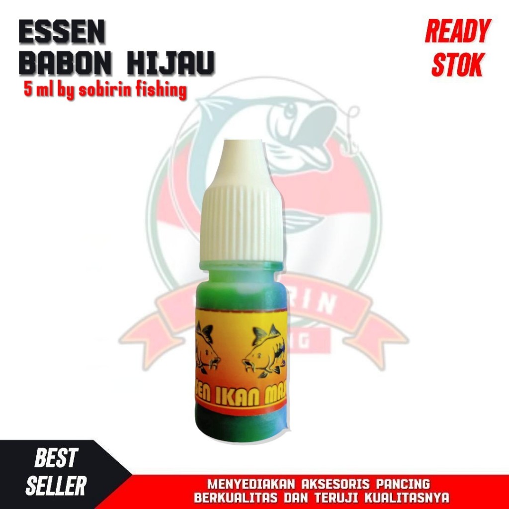 Essen ikan mas Essen babon HIJAU - essen umpan pancing ikan mas Babon wangi gurih