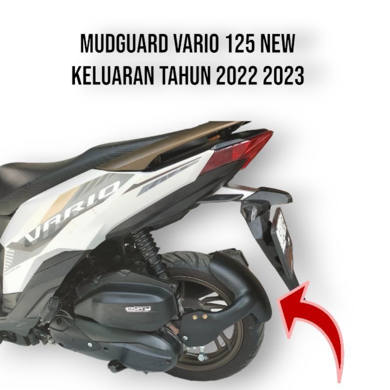 Aksesoris Vario 125 New Mudguard Vario 125 2022 2023 Spakbor Guard Vario 125 Gen 2