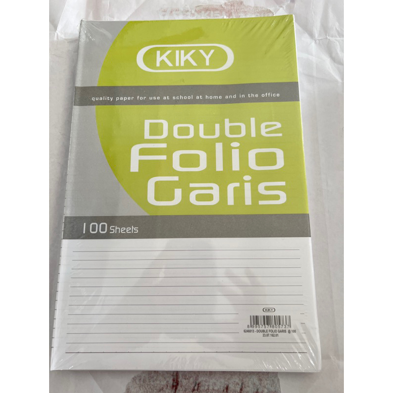 

DOUBLE FOLIO GARIS 100 KIKY , DOBEL FOLIO 100 KIKY / PACK