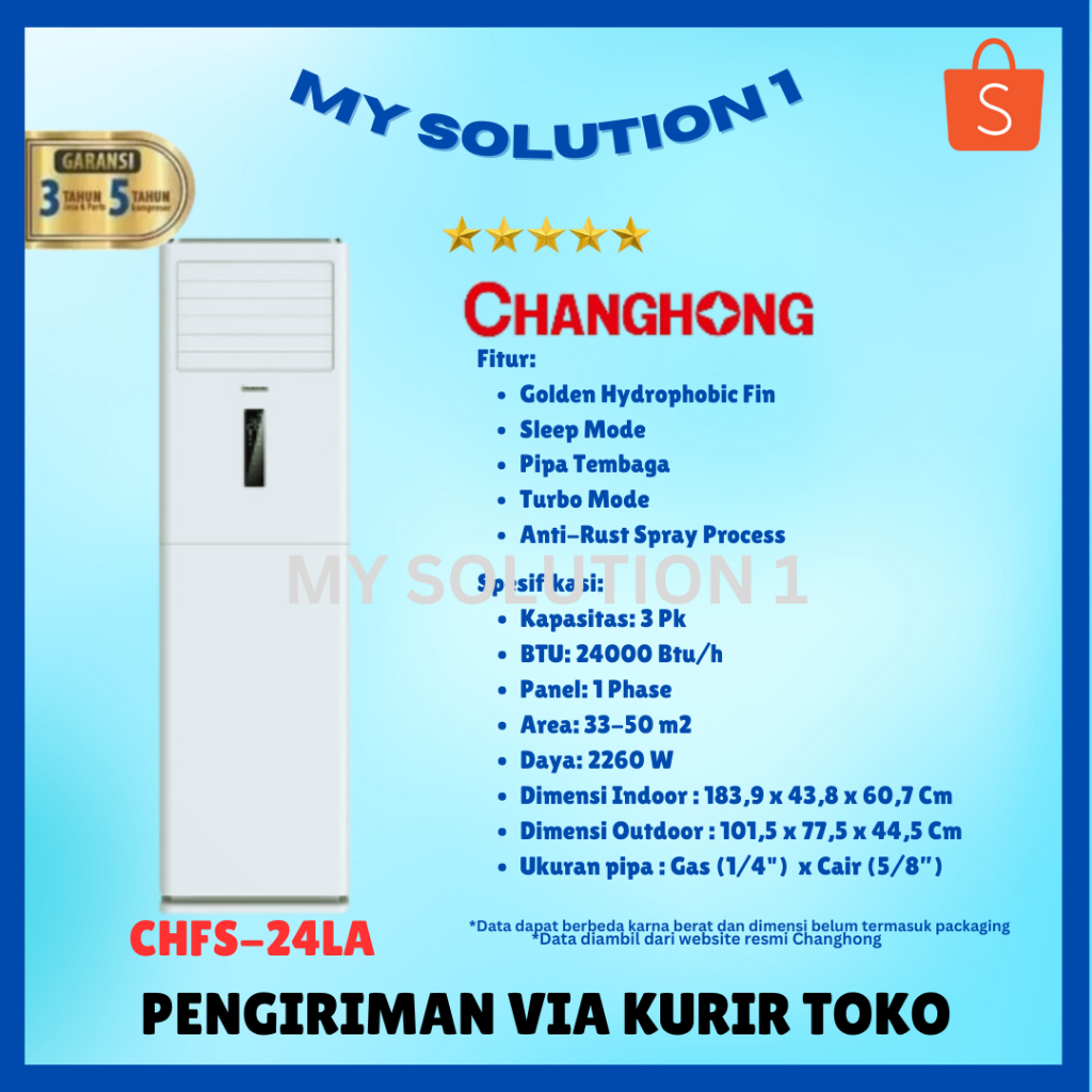 CHANGHONG AC Floor Standing CHFS-24LA 3PK