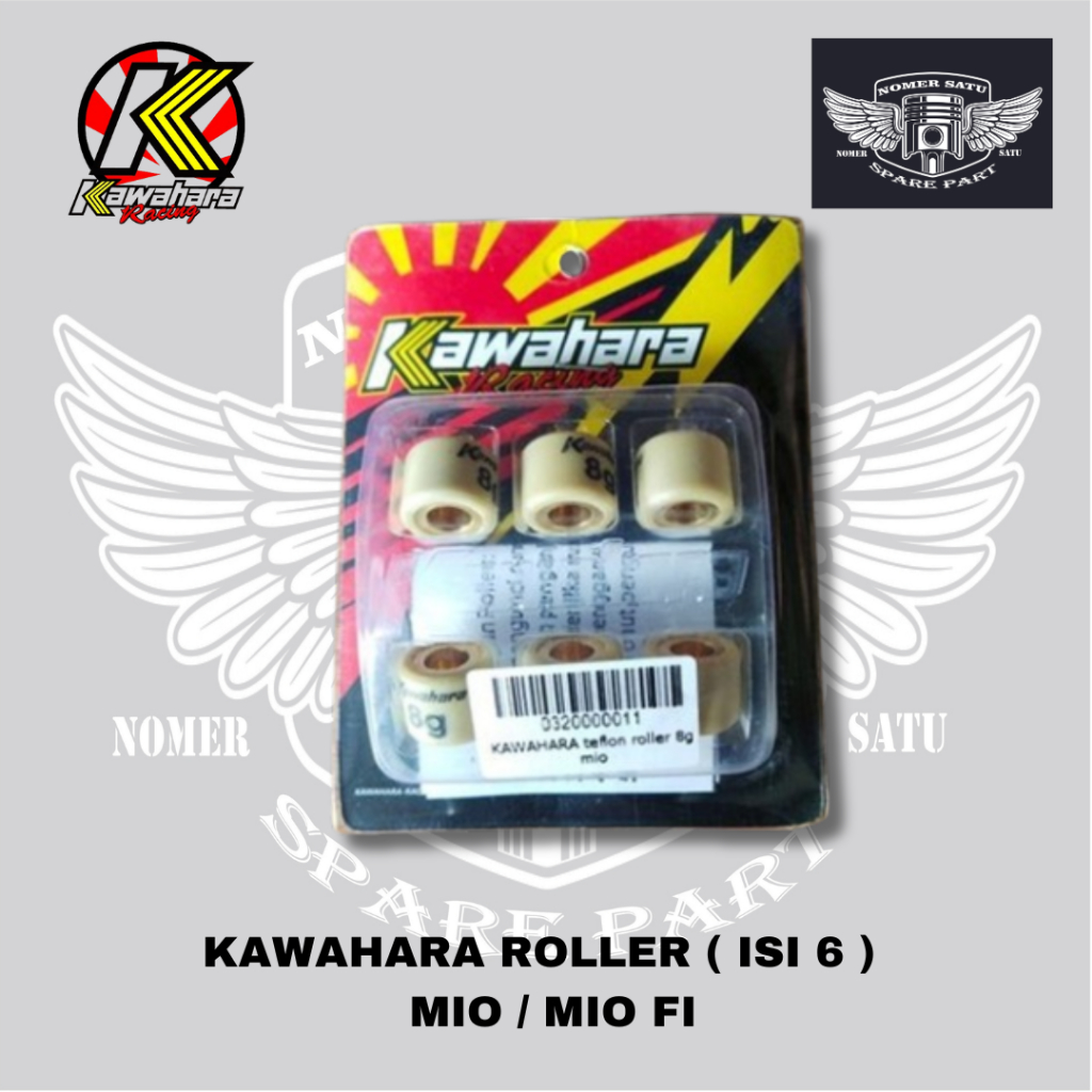 KAWAHARA RACING ROLLER ISI 6 MIO MIO FI MIO SOUL SMILE UKURAN 6 7 8 9 10 11 12 GRAM ORIGINAL 100%