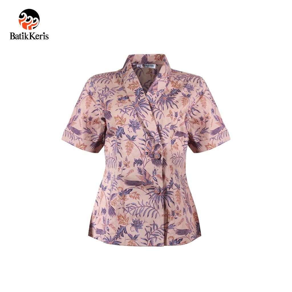 Batik Keris Blouse Lengan Pendek Keris Alas-Alasan Peksi Katon