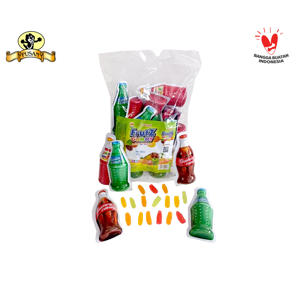 

Pusan Frutz Gummy Assorted 20x8gr 8992730100766