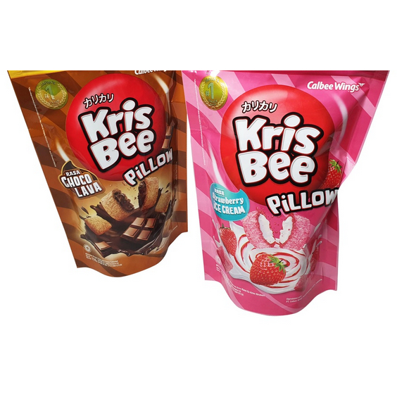 

Krisbee Pillow Rasa Choco Lava dan strawberry 100 gram