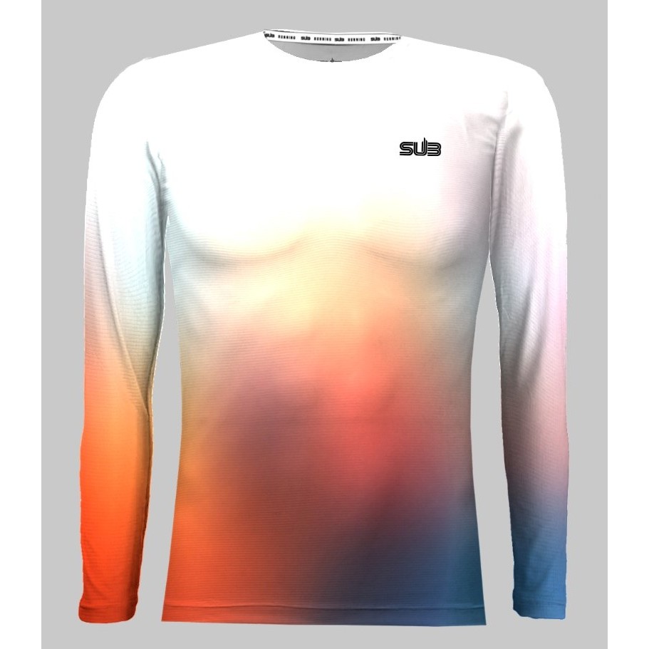 Sub Jersey Jersey Lari Prizmo Women Long Sleeve Running Jersey Dryfit - Baju Lari Wanita Lengan Panj