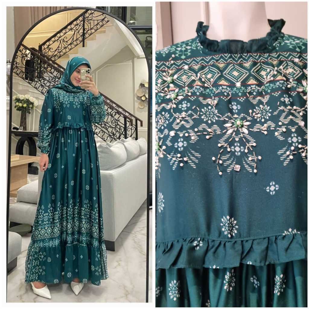 gamis model terbaru gamis kekinian gamis bahan semi sutra gamis ednes by kayla baju muslim