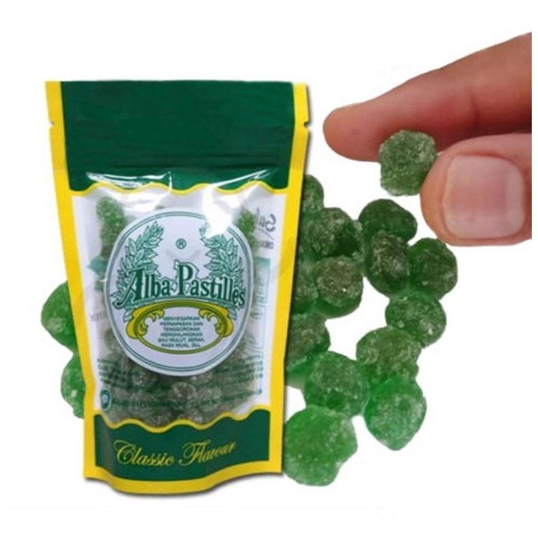 

Permen alba pastilles/ alba pastiles / permen mint /Permen Pelega Tenggorokkan