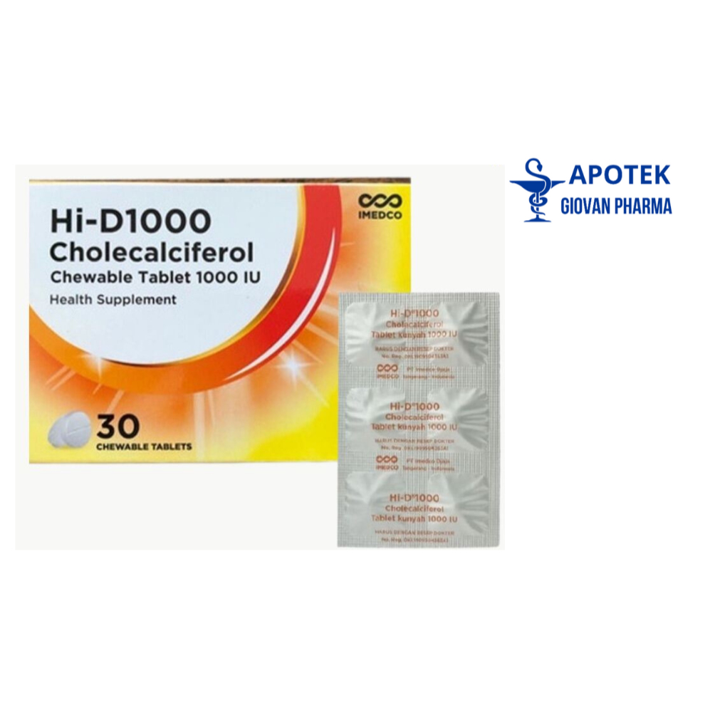 Hi D 1000 Perstrip 6 Tablet Hi-D Cholecalciferol
