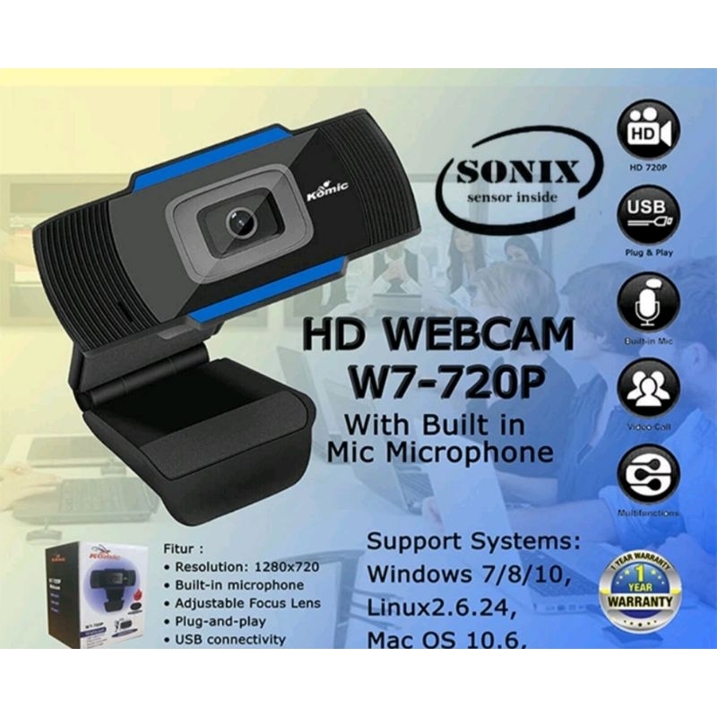 Komic Webcam/Camera External 720 HD