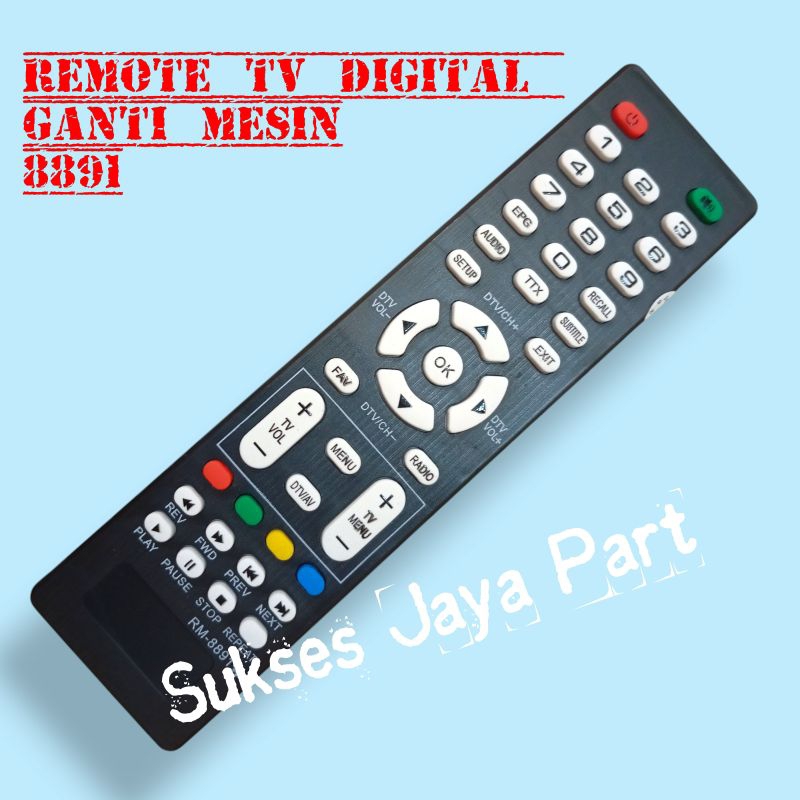 Remote TV China Digital Ganti Mesin remote tv Animax Digital Remote Wansonic