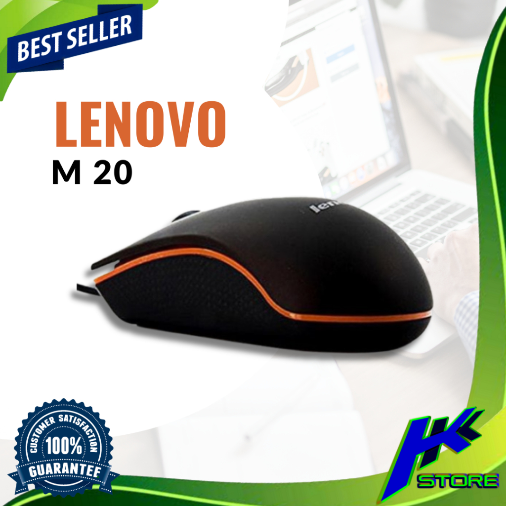 Mouse Optical Lenovo Mouse Laptop Komputer PC Mouse Optik Mouse Lenovo